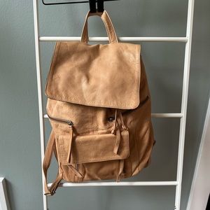 Day & Mood Genuine Leather Backpack in Camel. Buttery soft, only used once!